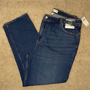 Abercrombie & Fitch Curve Love Ultra High Rise 90s Straight Jean